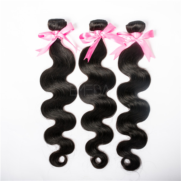 Brazilian virgin hair body wave 100% human hair weave YL009